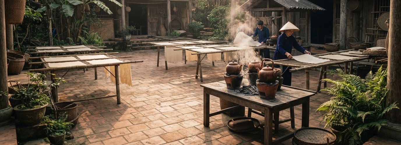 Sân lò Lam Kể buổi sớm
